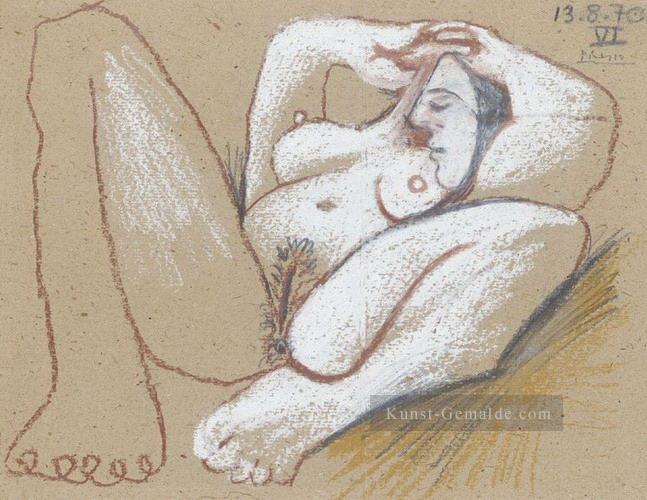 Nackte Couch 1970 Kubismus Pablo Picasso Ölgemälde